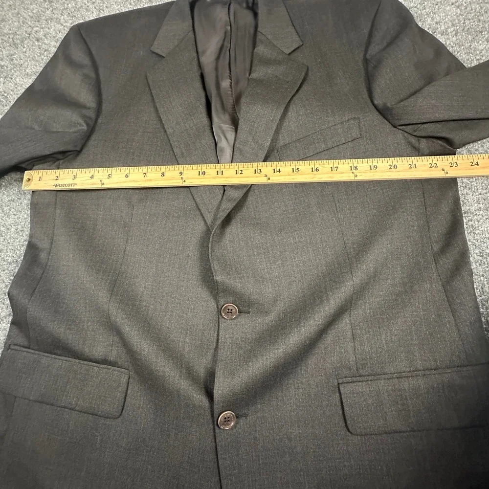 Brooks Brothers Men's Madison 100% Wool 2-Button Blazer Gray USA • 44L / 39W‎